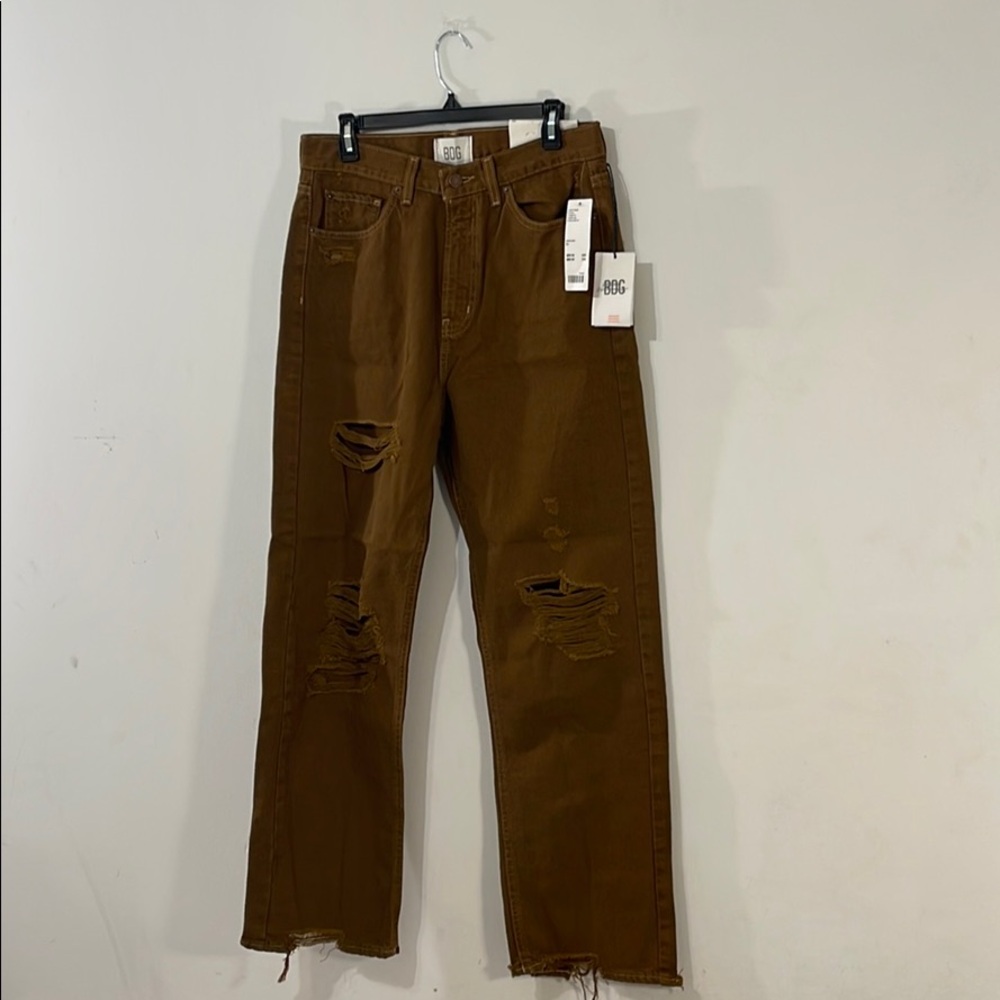 Urban Outfitters BDG Ripped Brown Cowboy Jeans